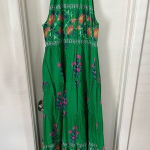 Green Maxi Dress - EUC